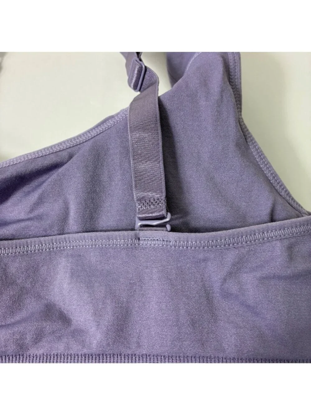 Puma Lilac Purple Adjustable Padded Sports Bra XL Athleisure Gym